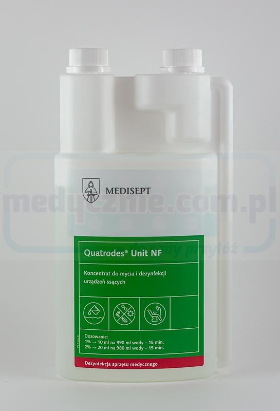 Quatrodes Unit 1L концентрат за почистване и дезинфекция на аспирационно оборудване