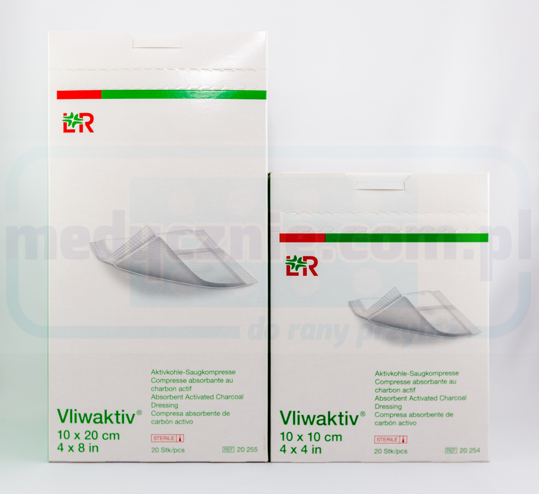 Vliwaktiv 10*10cm превръзка с активен въглен 1бр