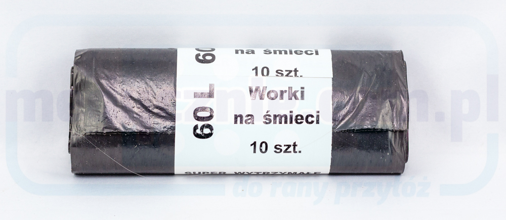 Чували за отпадъци 60л 10бр. черни