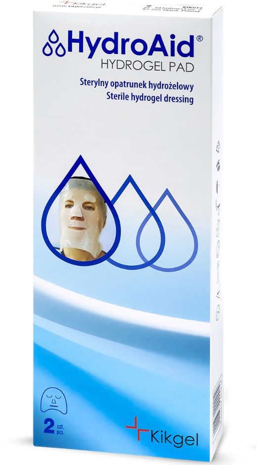 HydroAid - маска за лице 1бр. стерилна хидрогелна превръзка