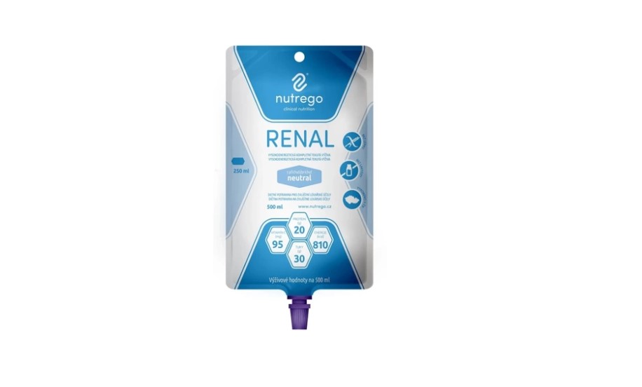 Nutrego Renal 500 ml неутрален хиперкалоричен с намалено съдържание на електролити 1бр.