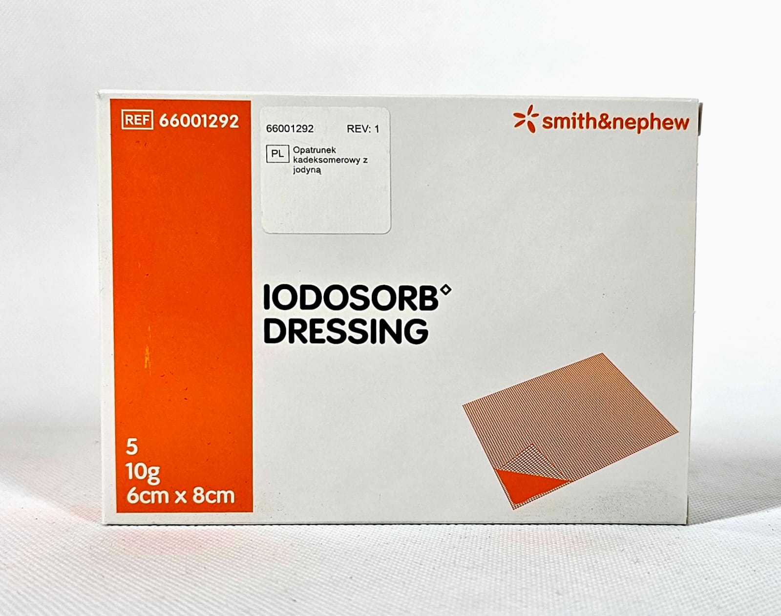 Йодосорб превръзка 10g 6* 8cm 1бр. превръзка с йод