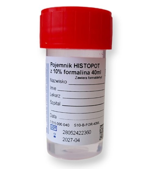 40ml контейнер за хистопати с 10% формалин