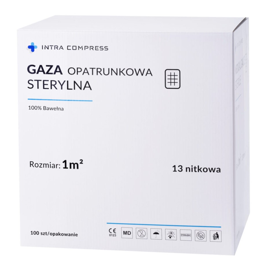 Стерилна марля 13N 1m2 100бр.