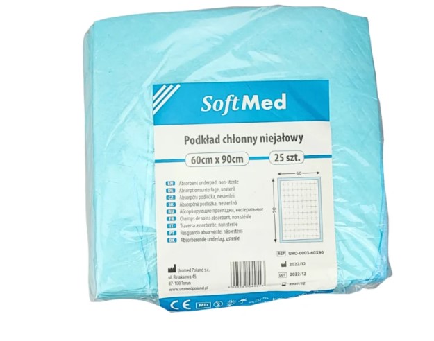 SoftMed нестерилна защитна подложка 90x60 25бр. - Изображение 2