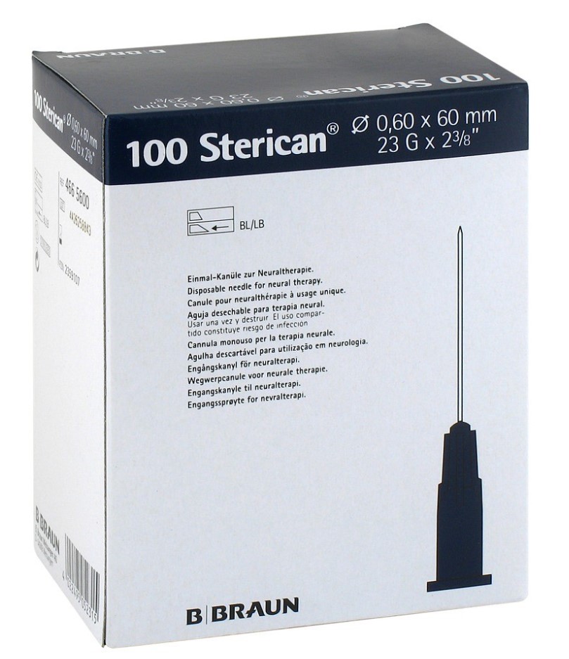 Игла Sterican Sterican G23 0.6*80mm 100бр REF 4665635