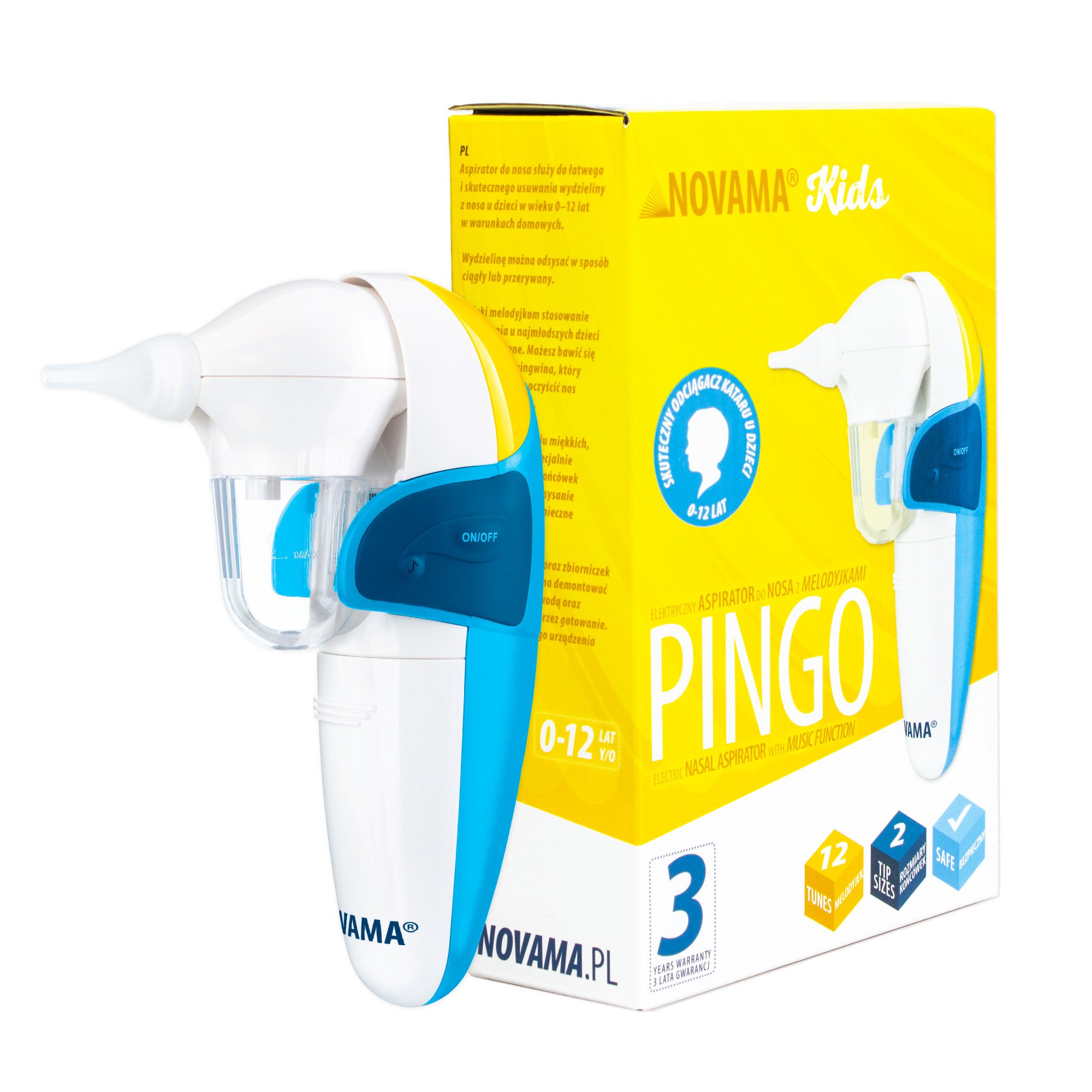 Назален аспиратор NOVAMA PINGO с батерия