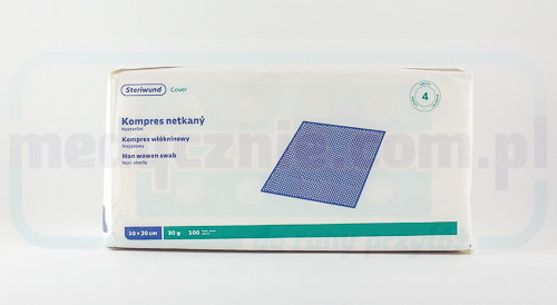 Нестерилен нетъкан компрес 10*20см 100 бр. 30гр. 4W