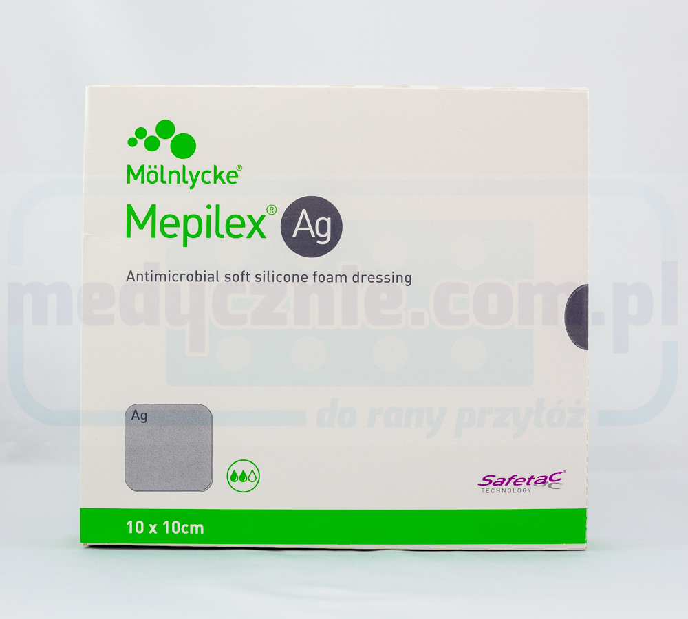 Мепилекс Ag 10 см* 10 см 1 бр.