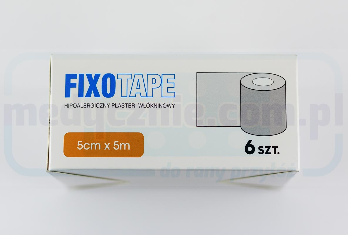 FIXTAPE хипоалергенен нетъкан пластир 5см*5м 1 бр.