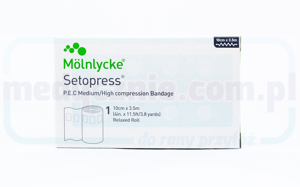 Setopress 10cm * 3.5m средна до висока компресия превръзка