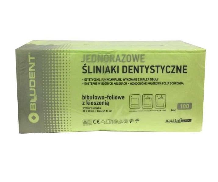 Стоматологичен лигавник с джоб 100бр. липа Mustaf Dental - Изображение 2